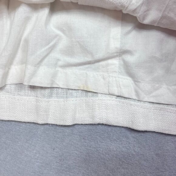 Soft Surrounding Skirt Size Medium Beige Linen Button Front Pockets Mini Skirt - Picture 10 of 11